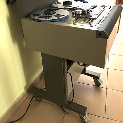 TASCAM Professional TASCAM ATR-60, on trolley, with bridge, quarter inch, two track, two channels 90s image 2