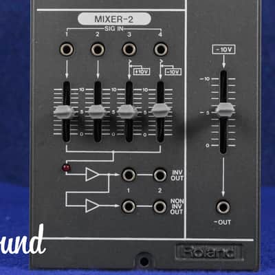 Roland System-100M Model 132 AUDIO MIXER and voltage processor in Very Good++. image 11