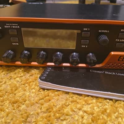 Avid Eleven Rack Guitar Multi-Effects Processor and Pro Tools Interface with original instructions manual image 3