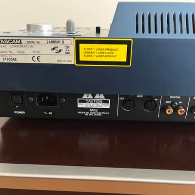 TASCAM 2488 MKII portastudio digital CD rw 24 tracks recorder+ flight case image 8
