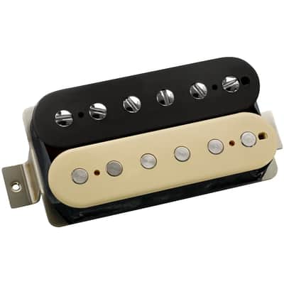DiMarzio DP309BZ PAF 57 Bridge - Black / Relic White / Nickel Pole Pieces image 3