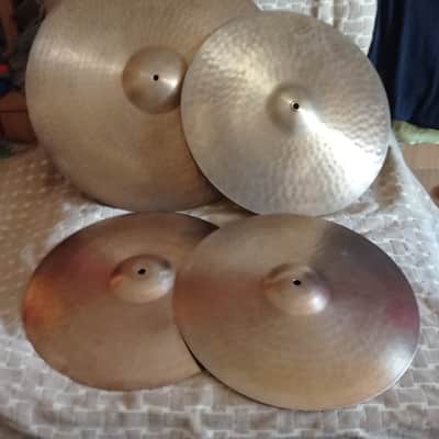 Amati Kraslice Collectable Cymbals pack 15HH, 16CR, 20RC 60s-70s  - Vintage Traditional image 3