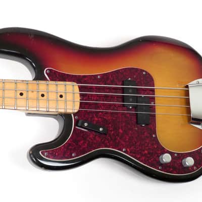 1973 Fender Precision Bass Left Handed - Sunburst Lefty Bass image 8