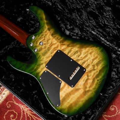 Suhr Custom modern 2016 - Faded Trans Green Burst image 6