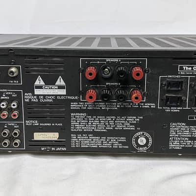 Carver 6250 Magnetic Field Power Amplifier Stereo Receiver - 125 Watts per Channel - 1988 Black image 10