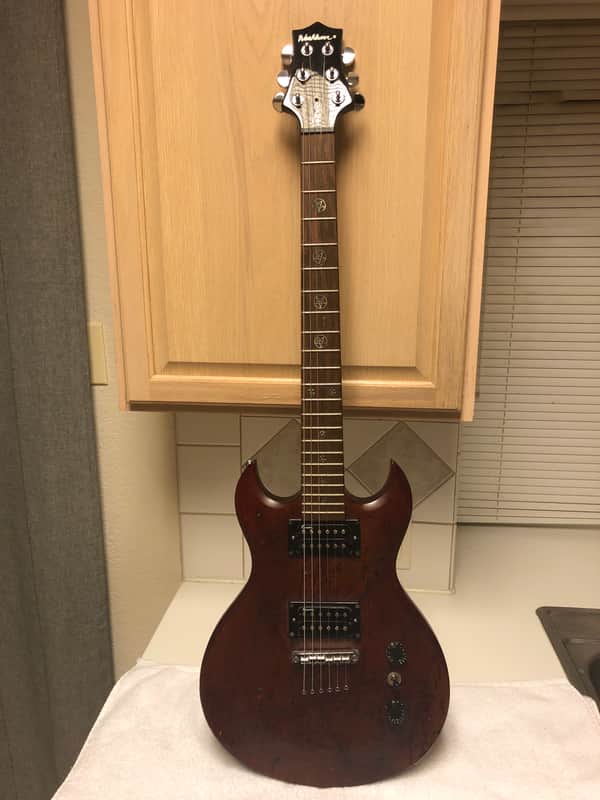 Washburn Electric Guitar Anthrax Scott Ian Murder Weapon-Blood Splatter,Limited Edition,Free Hard Case image 1