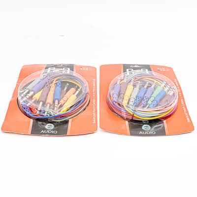 Hosa 1/4" TRS Patch Cables 2-Pack – CSS-830 (1ft) & CSS-890 (3ft) – Brand New image 4
