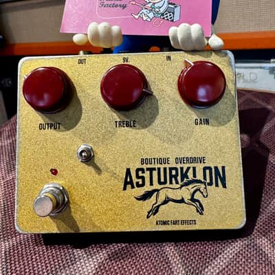 Atomic Fart Effects  ASTURKLON BOUTIQUE OVERDRIVE ( Hand Made Point to Point)  2026  - GOLD RELIC image 17