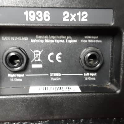 Marshall 1936 150W 2x12 Guitar Speaker Cabinet image 5