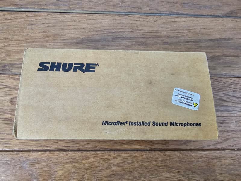 Shure MX391/S Microflex Supercardoid Boundary Mic with 12' 3-Pin XLR Cable - Black image 1