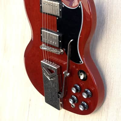 Gibson SG Standard 61 With Sideways Vibrola 2022 - Vintage Cherry image 4