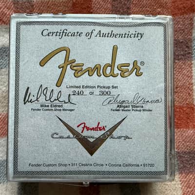 Abigail “Abby” Ybarra Fender LTD ED. CS MASTERWND PU SET image 1