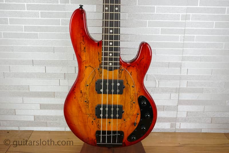 Sterling StingRay Ray34HHSM - Blood Orange Burst image 1