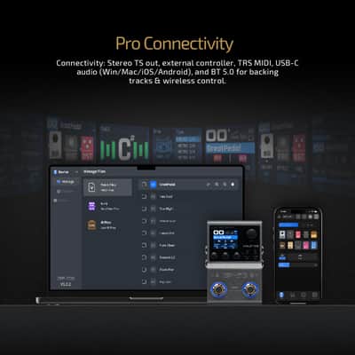 Valeton GP-50 Multi-Effects Processor | NAM & IR Loader with 100+ HD Effects, 9 Simultaneous Modules, BT App Control, 100 Patch Slots for Guitar/Bass image 5