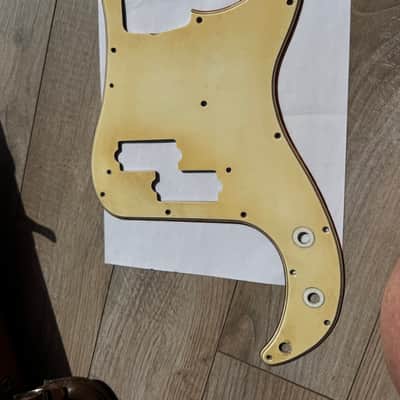 '72 thru '79 Fender Precision 73 vintage celluloid 70's pickguard USA RI image 9