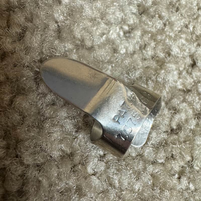 Perfect Touch Finger Pick Nickel Small Wraparound Style image 1