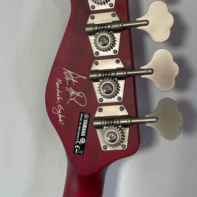 Yamaha BBPH Peter Hook Signature Super Limited Edition BB Bass, Red w/Gig Bag image 4