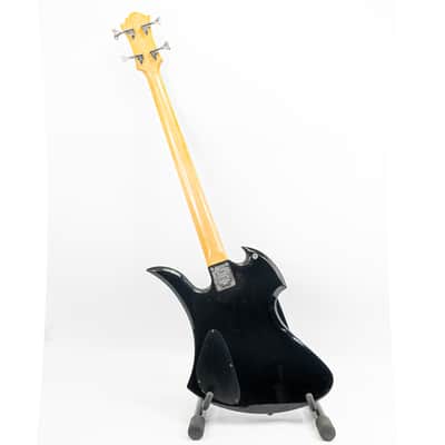 1990s BC Rich Mockingbird Bass – Active Electronics – Black image 4