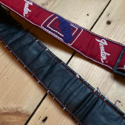 Circa 1980s / 90s Fender Monogrammed Guitar Strap USA image 7
