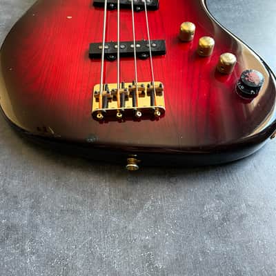 Tokai Custom Edition Jazz Bass Made in Japan 1991 - Transparent Red image 16