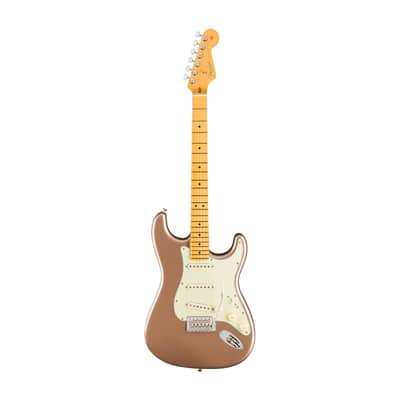 Fender American Professional Classic Stratocaster - Faded Firemist Gold image 2