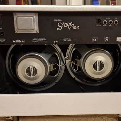 Fender Stage 160 2-Channel 160-Watt 2x12" Solid State Guitar Combo 1999 - 2002 - White image 8
