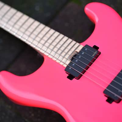 Charvel Sean Long Signature Pro-Mod San Dimas® Style 1 HH HT M - Neon Pink(1) image 9