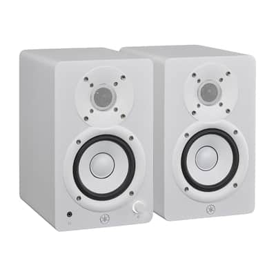 Mint Yamaha HS4 Active 4.5" 2-Way Studio Monitors - White image 1