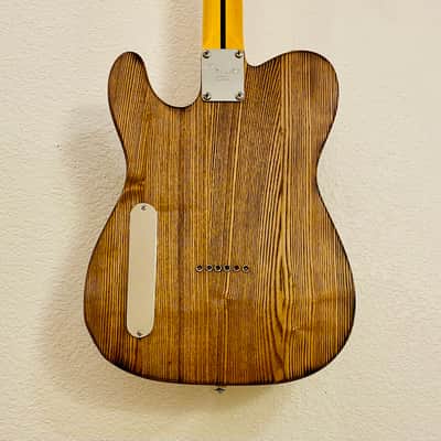 Partscaster Telecaster Roasted Ash Body HS Pickup One Piece Maple Neck 2026 - Roasted Clear image 14