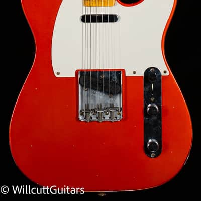 Fender Custom Shop 1957 Telecaster Journeyman Relic Aged Candy Tangerine (264) image 3