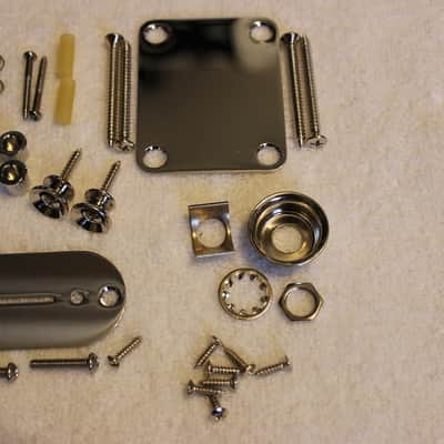 Fender/Gotoh Telecaster Nickel Body Hardware Set Modern GTC202 6-saddle Bridge USA Tele TB-0030-001 image 5