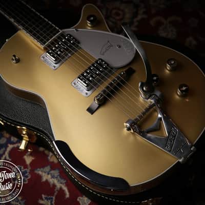 2018 Gretsch G6134T Penguin Limited Edition Casino Gold image 8