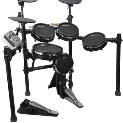 Carlsbro CSD401 Compact Electronic Mesh Drum Kit with 5 drum pads and 3 cymbals image 4