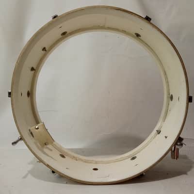 Ludwig 5x14"Champagne Vintage60s Pioneer Snare Drum for Club Date Set Chrome USA image 10