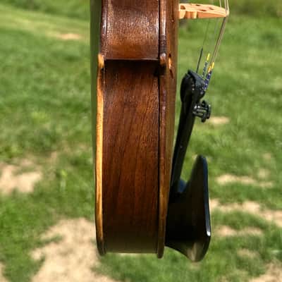 Black Walnut! Brad ROBINSON 5-String Violin 4/4 Bluegrass Dream Fiddle *PowerHouse Monster! image 11