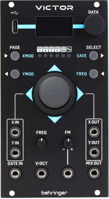 Behringer VICTOR Quad Vector Morphing Oscillator Module image 1