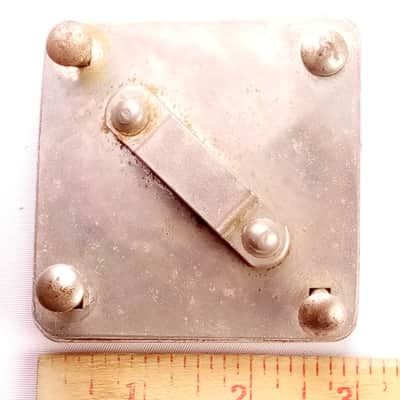Gretsch Diamond Ride Tom Shell/Bass Drum Rail Mount Bracket Nickel Black Felt50s image 2
