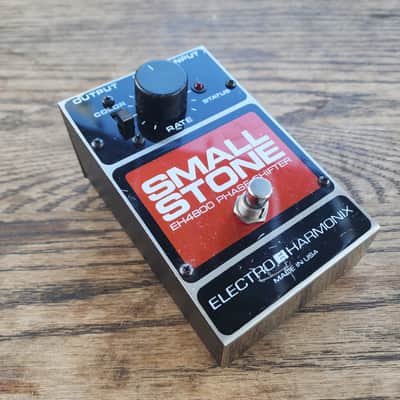 Electro-Harmonix Small Stone EH4800 Phase Shifter V4 with Status LED 1998 - 2006 - Black/Orange image 2