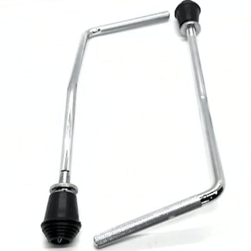 Ludwig Accent CS Custom 9.5mm Gull Wing Style Bass Drum Spurs w/Screw On Tips - NOS - OPEN BOX image 1