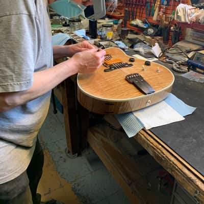 Jesselli Guitars "Sound Lenz" 16" Archtop, 2020, Natural (Authorized Dealer) image 23