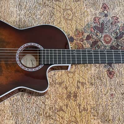 Godin Arena Pro CW Classical Acoustic / Electric Bourbon Burst 2024 or 2025 - Glossy image 1