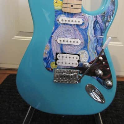 ~Cashified~ Kramer Strat-Style Blue - Van Gogh - Rock 'n' Roller image 6