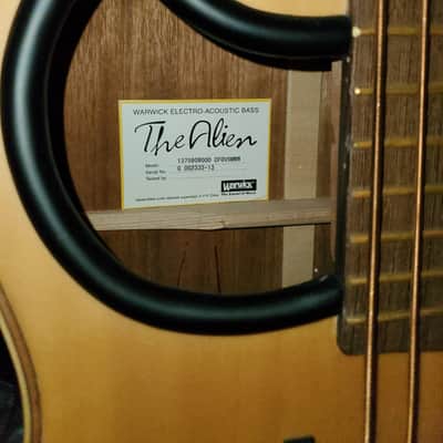 Warwick Alien Acoustic Bass 5 String  + bonus/Free ToneWood Amp for Acoustic Guitar + bonus/Free Taylor Precision Digital Hygrometer and Thermometer image 3