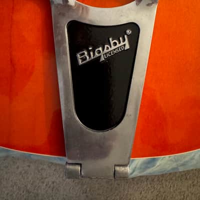 2008 Gretsch G5120 electromatic hollowbody 125th anniversary Electric guitar HH -Orange + OHS CASE image 7