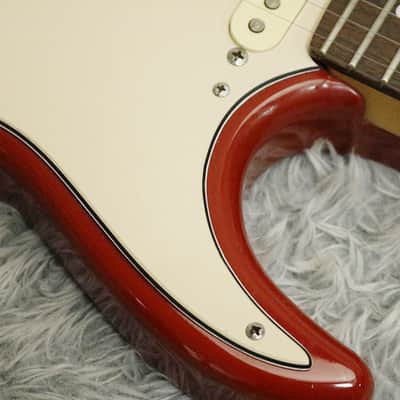 1990 made Greco GPM-1R Stratocaster type Fiesta Red finish Fujigen Made in Japan image 6