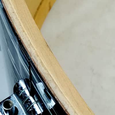 *Ludwig 14x28" Virgin 3Ply B/O Black Oyster Pearl Bass Drum 7/16/70 Bowling Ball image 17