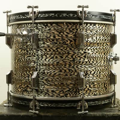 1960s Rogers 14x20 Black Onyx Pearl Bass Drum image 7