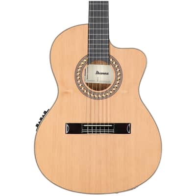 Ibanez GA34 Classical Acoustic-Electric Guitar, Natural High Gloss image 4