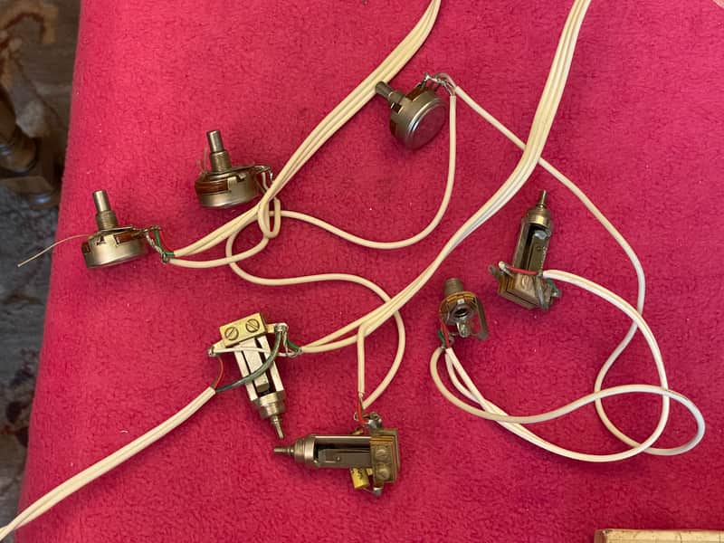 vintage 1971 Gretsch wiring harness from chet atkins Country Gentleman / viking het atkins tennessean western nashville country club 1965