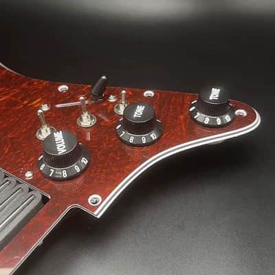 Red Turtle Guitar HSS Dual Blades Pickups Strat Style Loaded Prewired Pickguard image 2